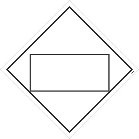 Nmc PLACARD, BLANK ALTERNATE,  DL61BPR25